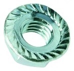 10FNWZ2Z 10-32 WHIZ FLANGE NUT STEEL ZINC I